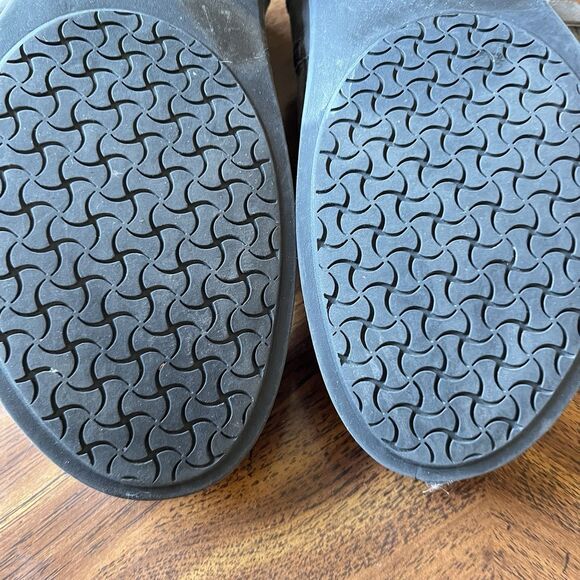 Birkenstock Gray Suede Sz 39 Leather Sarnia Slouchy Ankle Boots Womens - Picture 8 of 10